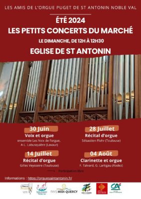 Les petits concerts du marché #Saint-Antonin-Noble-Val