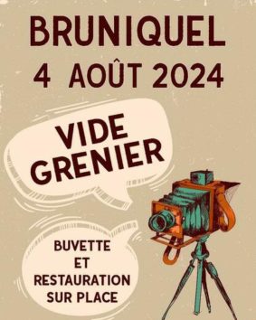 Vide Grenier Aout #Bruniquel