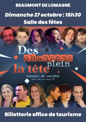 Des chansons plein la tête #Beaumont-de-Lomagne