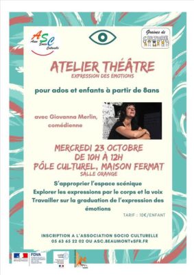 Atelier théâtre #Beaumont-de-Lomagne