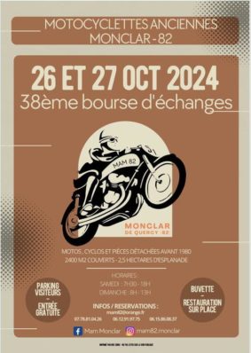 Bourse d'échanges Motos anciennes #Monclar-de-Quercy