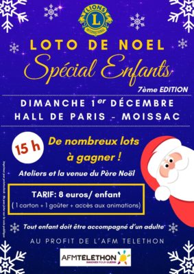 LOTO de NOEL spécial enfants #Moissac