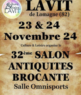 Salon antiquités brocante #Lavit-de-Lomagne