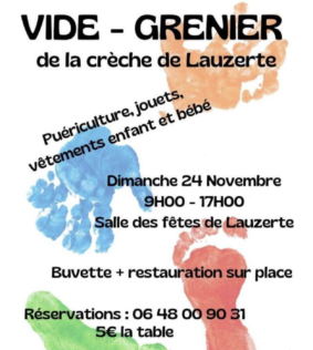 Vide grenier de la Crèche #Lauzerte