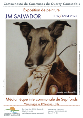 Vernissage de l'expositiion de JM SALVADOR #Septfonds