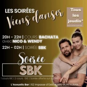 Ukulélé + Soirée Bachata & SBK avec Nico et Wendy #Montauban