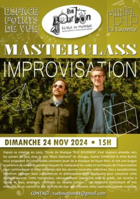 Masterclass sur l’improvisation #Lauzerte