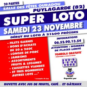 Grand Loto en 20 parties #Puylagarde