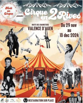 Cirque en 2 Rives #Valence d'Agen