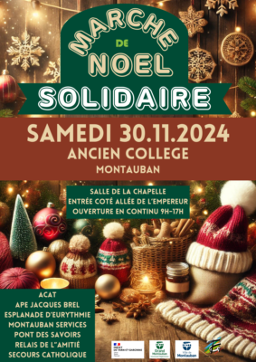 Marché de Noël Solidaire #Montauban