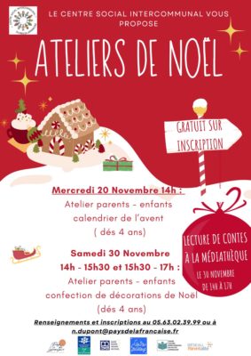 Atelier parents-enfants : décorations de Noël #Lafrançaise