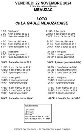 Loto #Meauzac