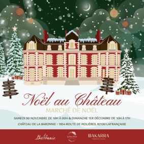 Marché de Noël au Château de la Baronnie #Lafrançaise