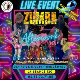 Zumba prévention Novembre Bleu #Montauban