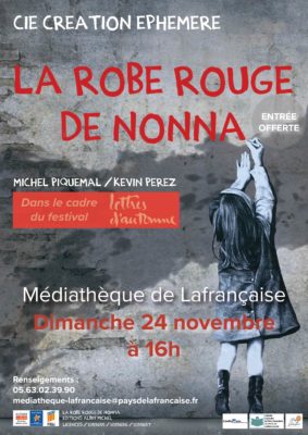 Spectacle "La robe rouge de Nonna" #Lafrançaise