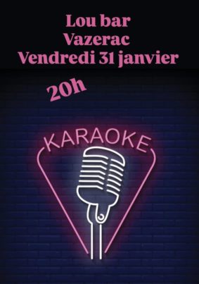 Soirée karaoké au Lou Bar #Vazerac