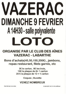 Loto #Vazerac